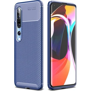 Techno Guru Xiaomi Mi 10 Gofret Desenli Ultra Koruma Sağlayan Negro Silikon Kılıf