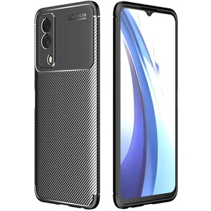 Techno Guru Vivo Y53S 4g Gofret Desenli Ultra Koruma Sağlayan Negro Silikon Kılıf