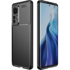 Techno Guru Xiaomi Mi 12 Gofret Desenli Ultra Koruma Sağlayan Negro Silikon Kılıf