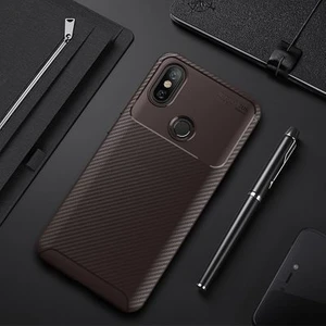 Techno Guru Xiaomi Mi A2 Lite Gofret Desenli Ultra Koruma Sağlayan Negro Silikon Kılıf