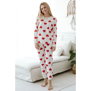 Pamuk Kalpli Kadın Pijama Takımı