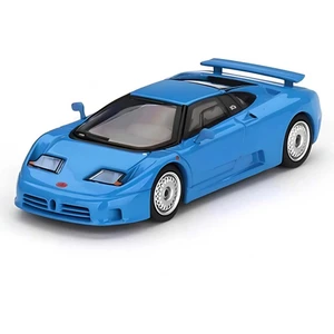 Mini Gt 1:64 Bugatti EB110 Gt Blue Bugatti