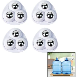 4 PCS 3 BİLYA TEKERLEKLİ MOBİLYA EŞYA TAŞIMA APARATI 360 DERECE (3791)