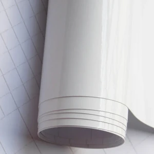 Beyaz Renk Dayanıklı Araç Motor Mobilya Kaplama Folyosu  (126CM x 20 Cm)