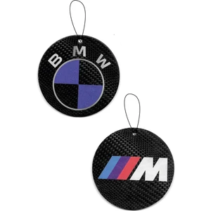Karbon Detay Üzerine Bmw ///m Logolu Dekoratif Oto Kokusu ve Aksesuarı