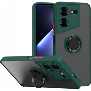 Tecno Pova 5 Pro Kılıf Montreal Yüzüklü Standlı Silikon