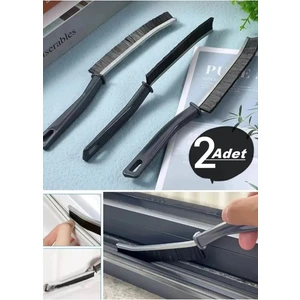 2 Adet Çok Amaçlı Multi Ince Temizlik Fırçası Derz Arası Banyo Mutfak Lavabo Detay Temizleme Fırçası