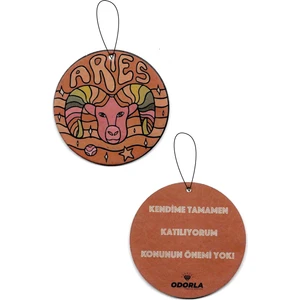 Koç Burcu Özel Tasarım Dekoratif Oto Kokusu ve Aksesuarı