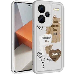 Xiaomi Redmi Note 13 Pro Plus Kılıf Kamera Korumalı Uv Baskı Pastel Silikon Arka Kapak