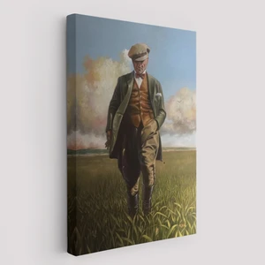 Tarlada Yürüyen Mustafa Kemal Atatürk Duvar TABLOSU-6132