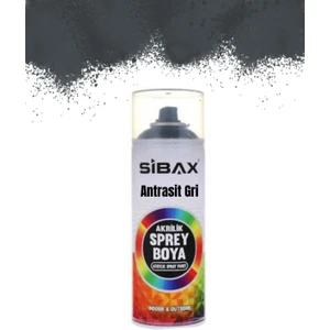 Akrilik Sprey Boya Antrasit Gri 400 ml