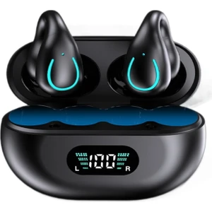 Sdfgh Kablosuz Kulaklıklar, Yüksek Kaliteli Stereo, Bluetooth Kulaklıklar, Su Geçirmez Spor Kulaklıklar, Klipsli Kulaklıklar, Uzun Pil Ömrü, Çift Taraflı Stereo (Yurt Dışından)