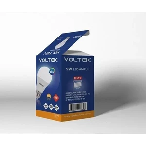 Voltek 9W LED Ampul E-27 Duylu Beyaz