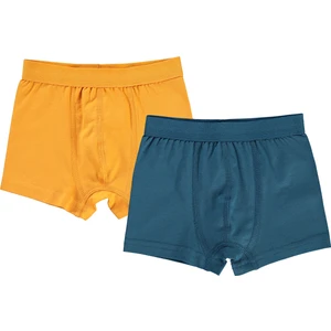 Civil Boys Erkek Çocuk Boxer 2-10 Yaş Turuncu-Lacivert