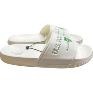 U.S. Polo Assn. Racely Beyaz Erkek Terlik