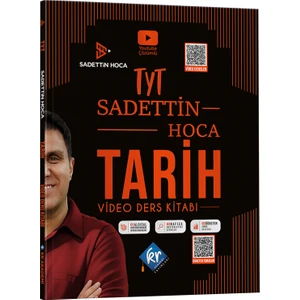Kr Akademi Yayınları Sadettin Hoca TYT Tarih Video Ders Kitabı