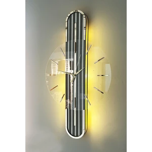 Asse Tasarım Stylish Desıgn-Aynalı-65 cm -Pıllı Led-Sessiz Mekanizma-Asse