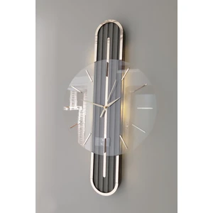 Asse Tasarım Stylish Desıgn-Aynalı-65 cm -Pıllı Led-Sessiz Mekanizma-Asse