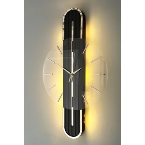 Asse Tasarım Stylish Desıgn-Aynalı-65 cm -Pıllı Led-Sessiz Mekanizma-Asse