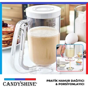 Ölçekli Hamur Porsiyonlayıcı Pancake Krema Puding Akıtma Yardımcısı
