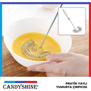 Yaylı Yumurta Çırpıcısı Pratik Mutfak Gereci