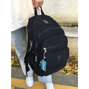 Duomino Fcstore Krinkıl Kumaş Suya Dayanıklı Büyük Boy Gri Klinkır Sırt Çantası/laptop Seyahat Okul Çanta (Yurt Dışından)