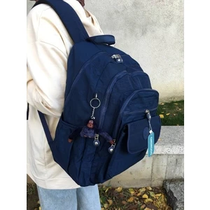 Duomino Fcstore Krinkıl Kumaş Suya Dayanıklı Büyük Boy Gri Klinkır Sırt Çantası/laptop Seyahat Okul Çanta (Yurt Dışından)