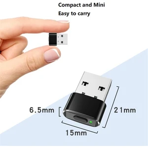 Mini Fare Jiggler Açma/kapama Düğmesi USB Fare Hareketi Simülatörü Ofis Için Otomatik Saptanamayan Fare Jiggler Siyah (Yurt Dışından)