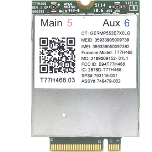 4g Modülü LT4211 T77H468 GOBI5000 Lte/ev-Do/hspa+Wwan Kartı: LT4211 Elitebook 740 750 820 840 850 G2/810 G3 Için 793116-001 (Yurt Dışından)