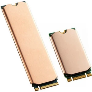 Bakır M.2 SSD Soğutucu Sabit Disk Soğutucu ile Termal Katı Hal Disk Radyatör 0.5mm M.2 2242 Nvme Ssd, TN42 (Yurt Dışından)