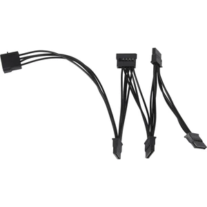 4pin Ide - 5 Bağlantı Noktalı Güç Uzatma Kablosu 4pin Molex - Çoklu Sata Bağlantı Noktası 18AWG Tel Güç Kablosu Sabit Disk HDD SSD Pc Için (Yurt Dışından)