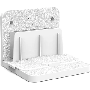 Duvara Montaj Braketi, Set Üstü Kutu Braketi/yönlendirici/optik Modem/anahtar/kablosuz Ekran Cihazı Evrensel Duvar Montajı Beyaz (Yurt Dışından)
