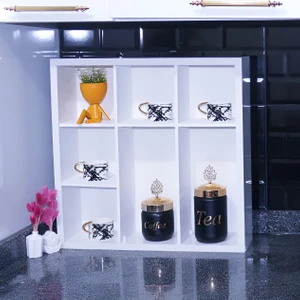 Gke Home Kupa ve Bardak Rafı 7 Gözlü
