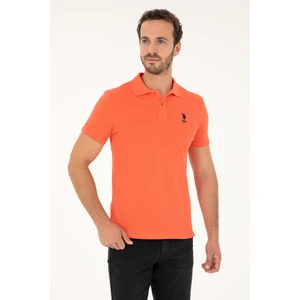 U.S. Polo Assn. Erkek Nar Çiçeği Tişört Basic 50279613-VR039