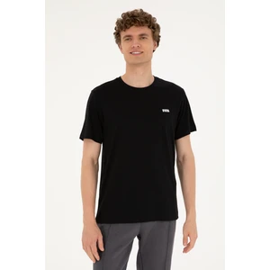 U.S. Polo Assn. Erkek Siyah Tişört 50294290-VR046