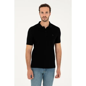 U.S. Polo Assn. Erkek Siyah Tişört Basic 50294223-VR046