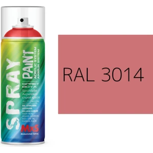 Extra Pigmentli Özel Yapım Akrilik Sprey Boya 400 ml (Kırmızı Tonları)(Araba-Metal-Ahşah-Plastik)