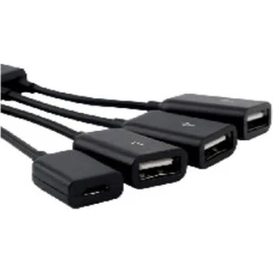 4 Port Micro 5pin Usb2.0 USB Kablolu Hub