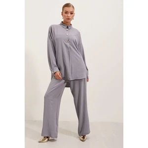 6631 Oversize Alt-Üst Takım - Gri