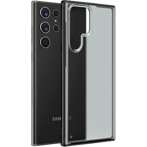 Techno Guru Samsung Galaxy S22 Ultra Sert Yapılı ve Köşe Korumalı Arkası Buğulu Şık Volks Premium Kılıf