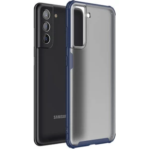 Techno Guru Samsung Galaxy S21 Fe Sert Yapılı ve Köşe Korumalı Arkası Buğulu Şık Volks Premium Kılıf