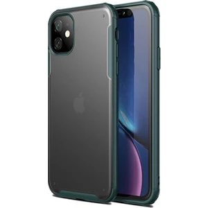 Techno Guru iPhone 11 Sert Yapılı ve Köşe Korumalı Arkası Buğulu Şık Volks Premium Kılıf
