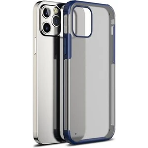 Techno Guru iPhone 12 Pro Sert Yapılı ve Köşe Korumalı Arkası Buğulu Şık Volks Premium Kılıf