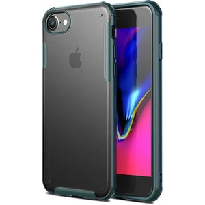 Techno Guru iPhone Se 2022 Sert Yapılı ve Köşe Korumalı Arkası Buğulu Şık Volks Premium Kılıf