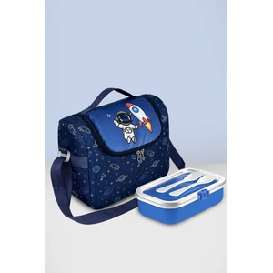 Bye Bye Yummy Okul Öncesi Kreş Çocuk El ve Omuz Termo Beslenme Çantası-Uzay