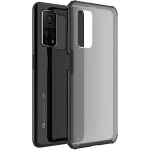 Xiaomi Mi 10T Pro 5G Sert Yapılı ve Köşe Korumalı Arkası Buğulu Şık Volks Premium Kılıf