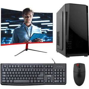 TX3045 Intel Core I5 3470 16GB Ram 256GB M.2 Nvme SSD 23.6'' Curved Monitör Freedos Masaüstü Ev Ofis Bilgisayarı