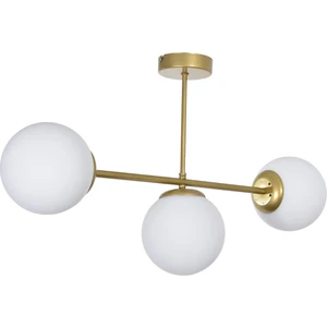 Roma Modern Tasarım Salon Yemek Odası Mutfak Eskitme Renk Beyaz Camlı Sıralı 3 Lü Avize