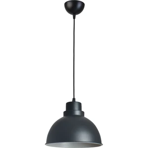 Perge Özel Tasarım Dekoratif Cafe - Mutfak Hol Salon Siyah Renk Sarkıt Tekli Avize (Çap 21 Cm)