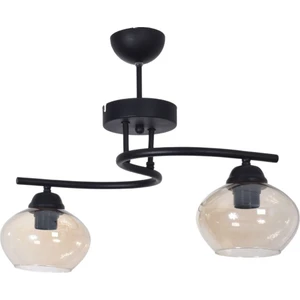 Fuji Modern Dekoratif Salon - Mutfak - Yatak Odası Renk Camlı 2 Li Avize